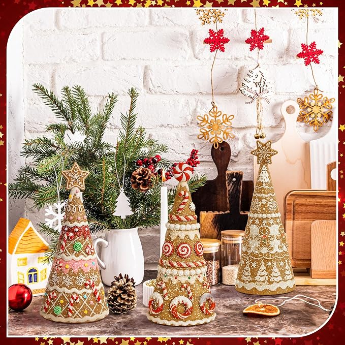🍪 Gingerbread Christmas Tree Decor Set 🎄