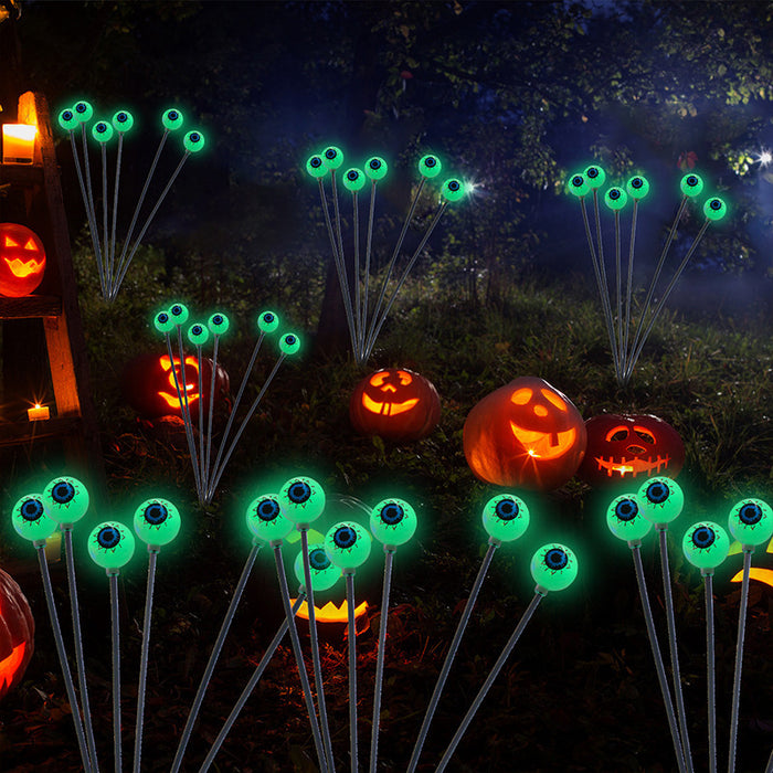👀 Haunted Glowing Eyeball Garden Stakes 🎃