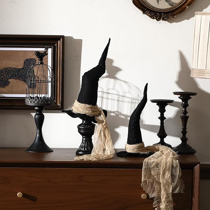 🧙‍♀️ Enchanted Witch Hat Decor – Create a Magical Halloween Atmosphere ✨