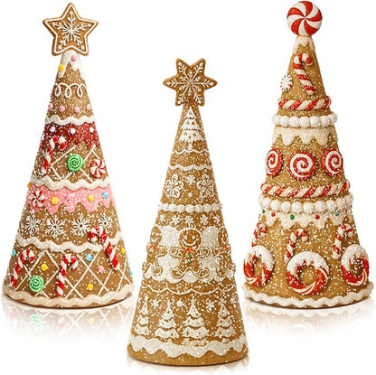 🍪 Gingerbread Christmas Tree Decor Set 🎄