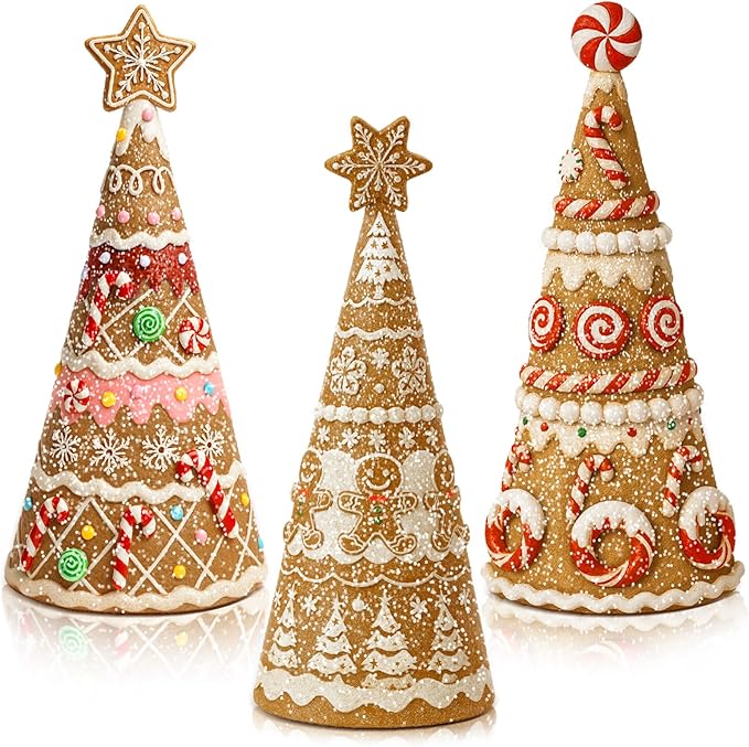 🍪 Gingerbread Christmas Tree Decor Set 🎄