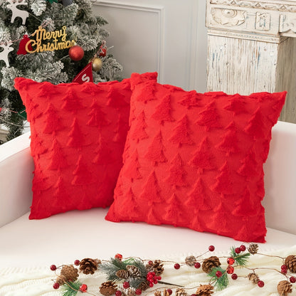 🤍 Cozy Christmas Tree Pillow Covers 🎄