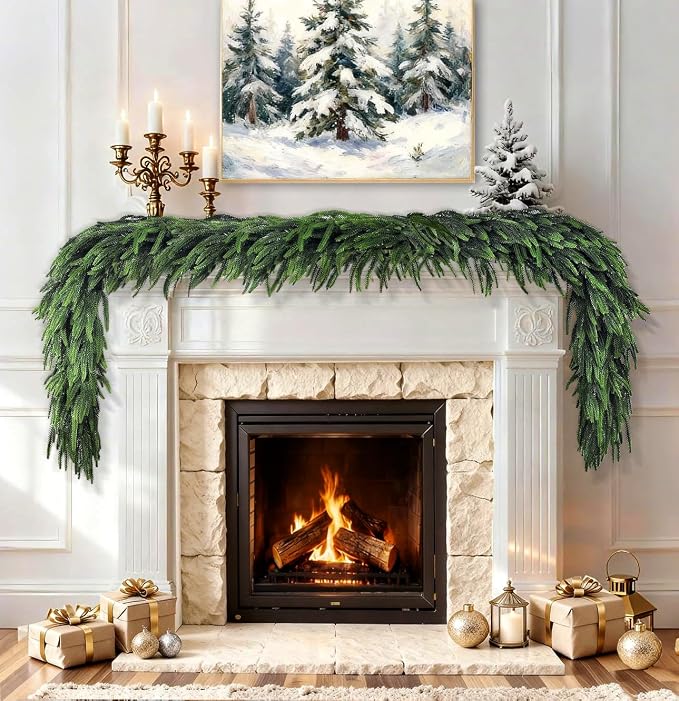🎄 Norfolk Pine Christmas Garland ✨