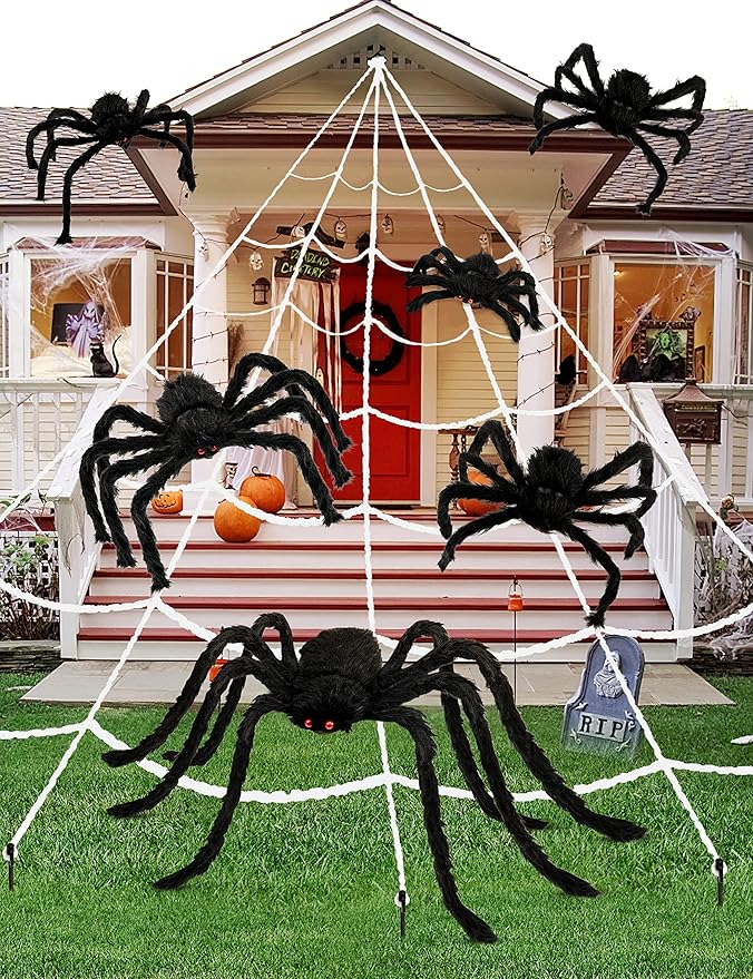 🕷️ Giant Plush Halloween Spider(6-pack)