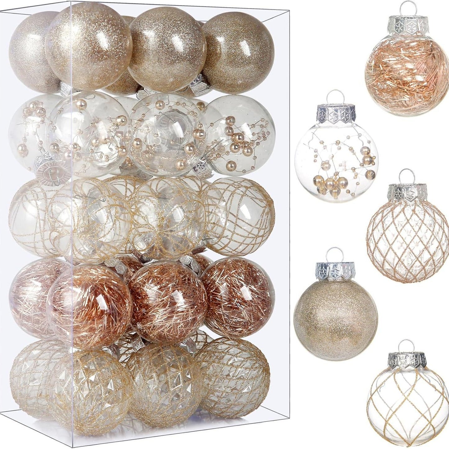 ✨ Luxury Christmas Ornament Ball Set 🎄